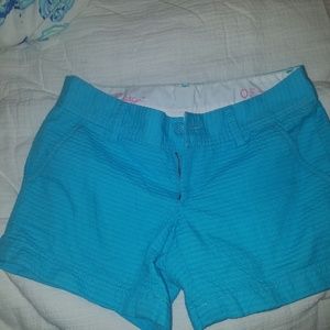 Lilly Pulitzer sea blue shorts